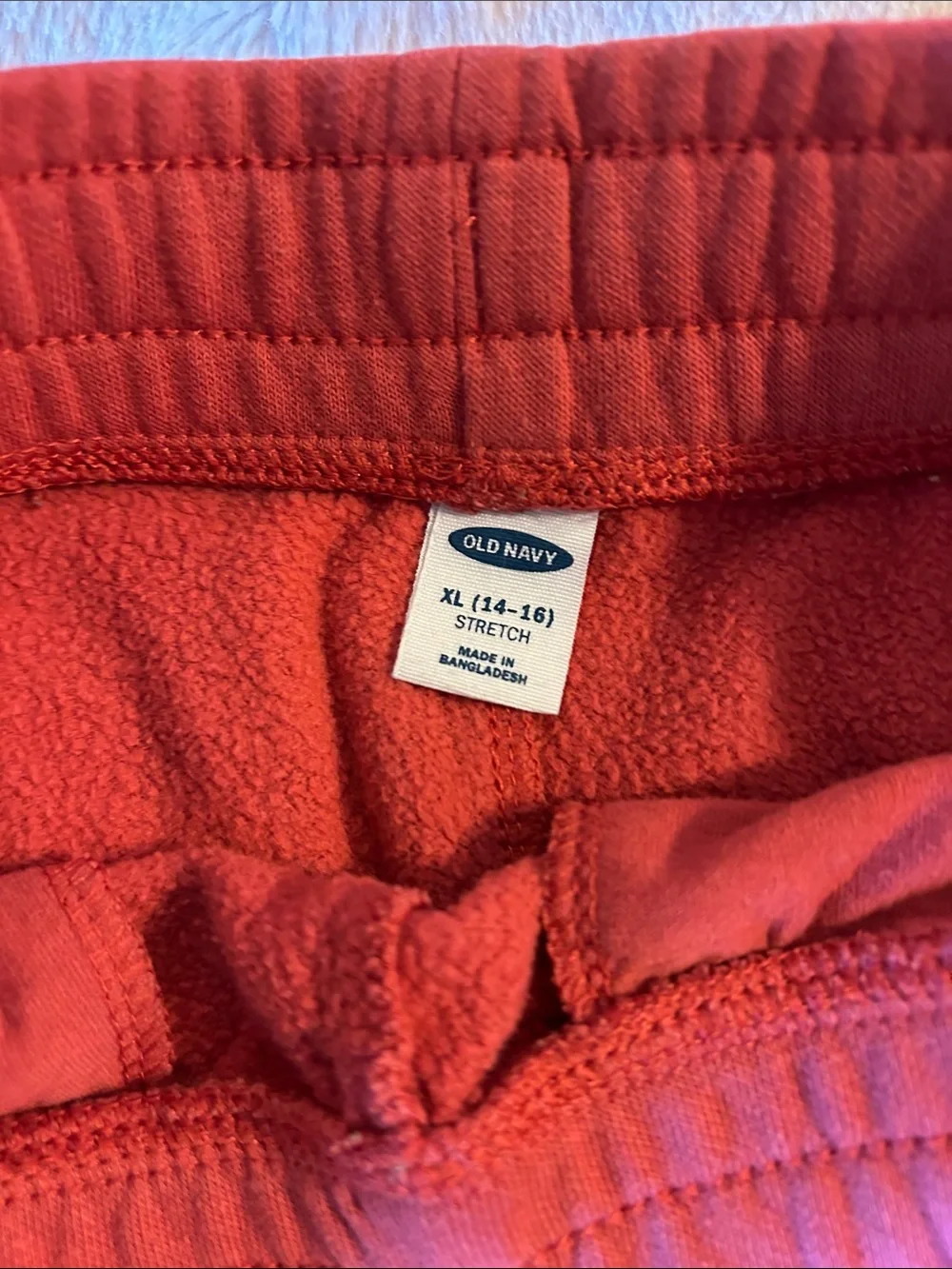 Old Navy Red Pull-On Kids Shorts with White Drawstring